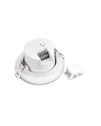 YUCATAN * EMPOTRABLE BLANCO LED IP54 - 8W - CCT - PIR SENSOR